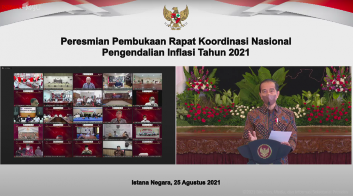 Rakornas Pengendalian Inflasi presiden Jokowi