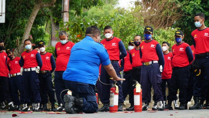 Rutan Bantul Bersama BNPB Gelar Pelatihan Mitigasi Bencana Kebakaran
