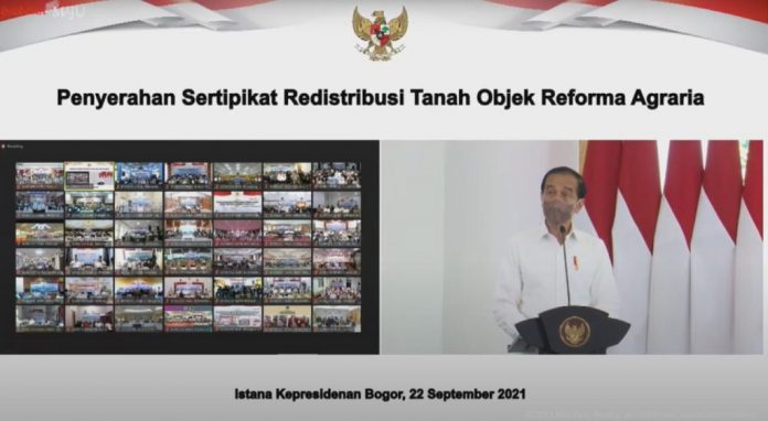 Presiden Jokowi: Jangan Sampai Ada Aparat Penegak Hukum Membekingi Mafia Tanah