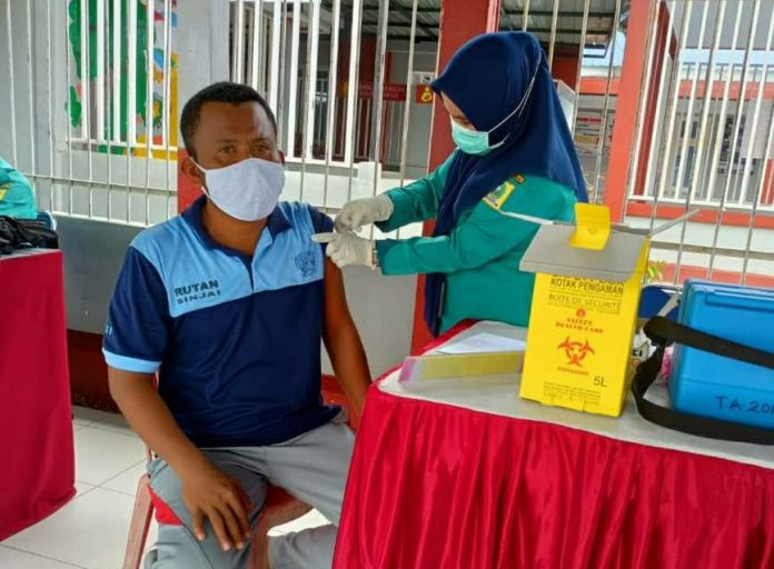 Update Vaksinasi WBP di Lapas/Rutan Sulsel, Kemenkumham Sulsel:  Sudah 96,14%