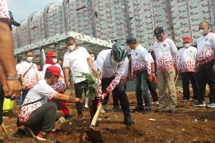 BPSDM Kumham Peduli Lingkungan Tanam 1.810 Bibit Pohon