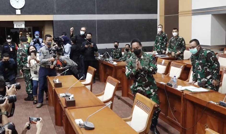 Visi Misi Calon Panglima TNI Baru di Komisi I DPR, Jenderal Andika Perkasa : TNI Adalah Kita