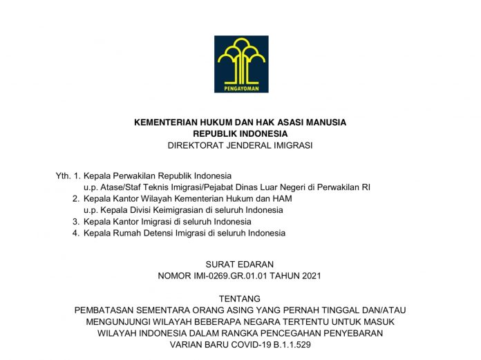 Imigrasi Keluarkan Aturan Pembatasan Orang Asing Asal Afrika, Cegah Varian Baru Covid-19