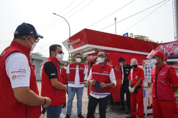 Direksi Patra Niaga Cek Sarana Pertamina Jatimbalinus Layani Konsumen Jelang Nataru