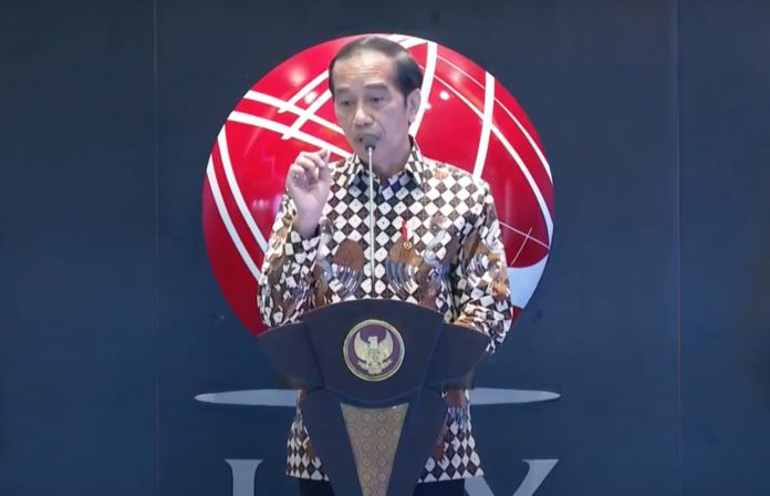 Presiden Buka Perdagangan BEI 2022, Jokowi: Ada Kenaikan IHSG di 2021