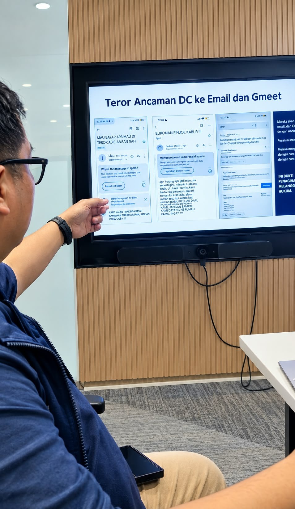 Data teror ancaman DC ke email.